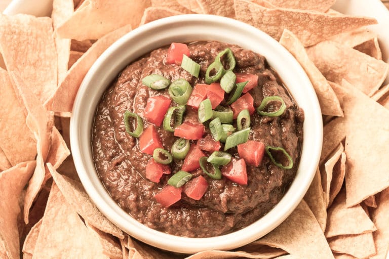 Easy Vegan Black Bean Dip Make it in Minutes! A Plantiful Path
