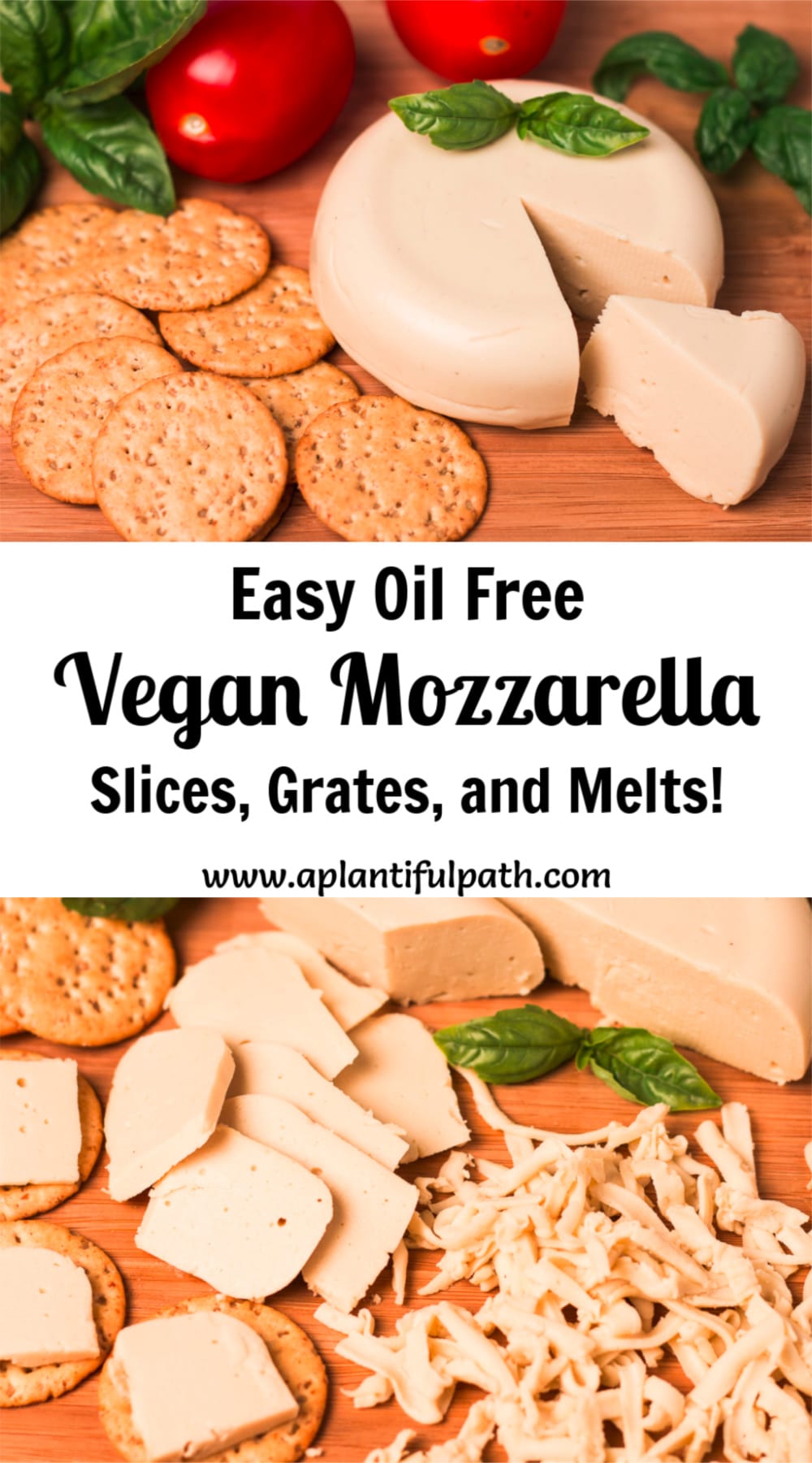 Oil Free Vegan Mozzarella Cheese A Plantiful Path