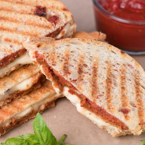 Vegan Pepperoni Pizza Panini Oil Free A Plantiful Path