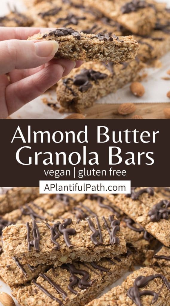 Pinterest image for Vegan Granola Bars