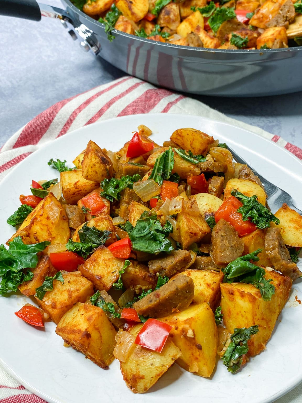 Vegan Breakfast Hash (Oil Free!) A Plantiful Path