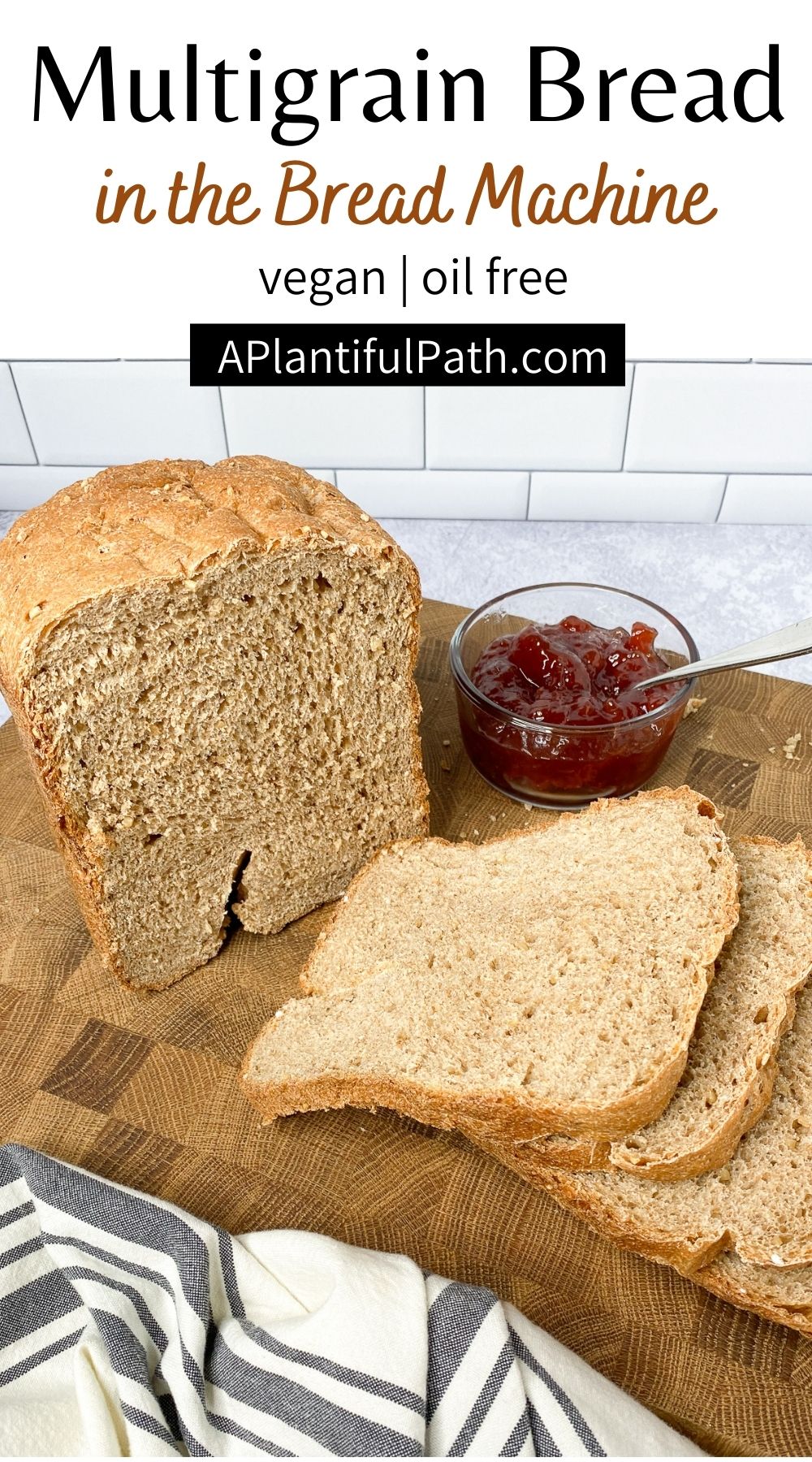 Multigrain Bread for the Bread Machine (Oil Free) A Plantiful Path
