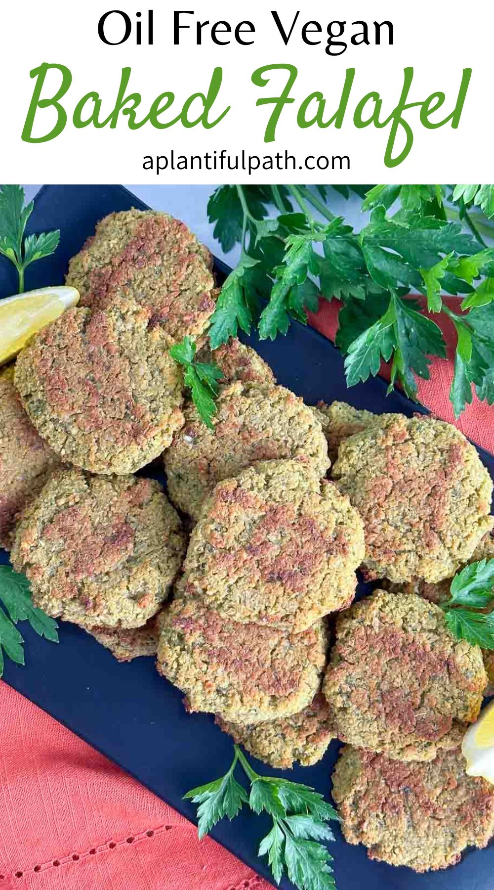 Oil Free Baked Falafel A Plantiful Path