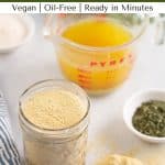 Image of vegetable bouillon powder with Pinterest text.